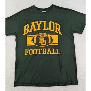 New‎ Agenda Baylor Bears T-Shirt Men's M Green Cotton Graphic Tee NCAA